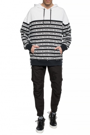 Patterned hooded sweatshirt, zdjęcie 2 Patterned hooded sweatshirt od Balmain